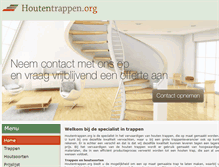 Tablet Screenshot of houtentrappen.org